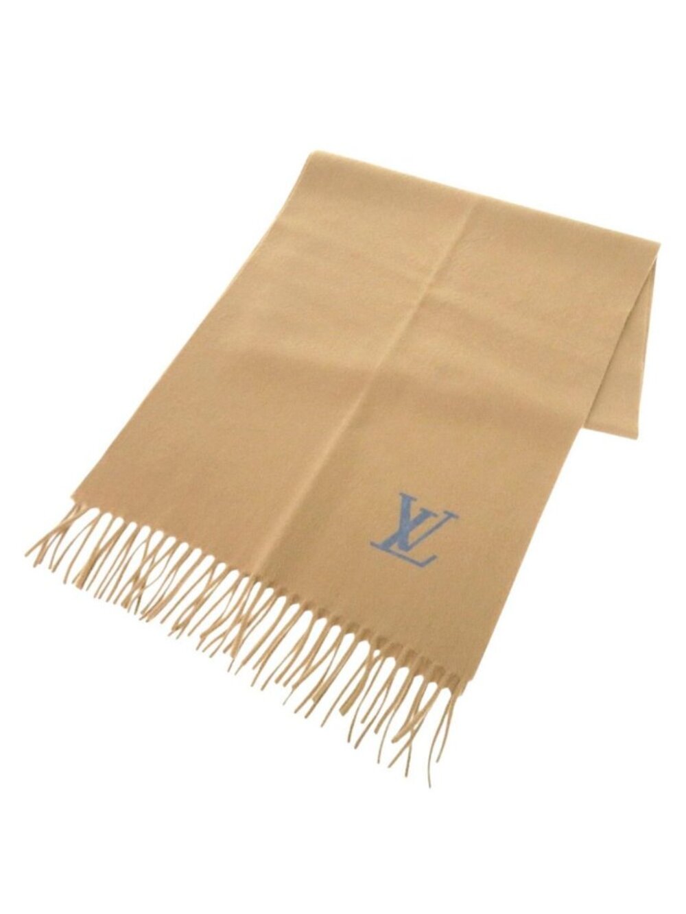 Louis Vuitton Echarpe Gelum Cashmere Beige Scarf